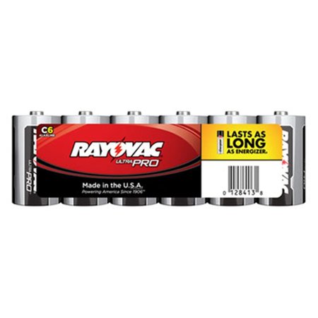 RAYOVAC Ray-O-Vac ALC6J Ultra Pro Alkaline Batteries - C; 6 per Pack ALC6J